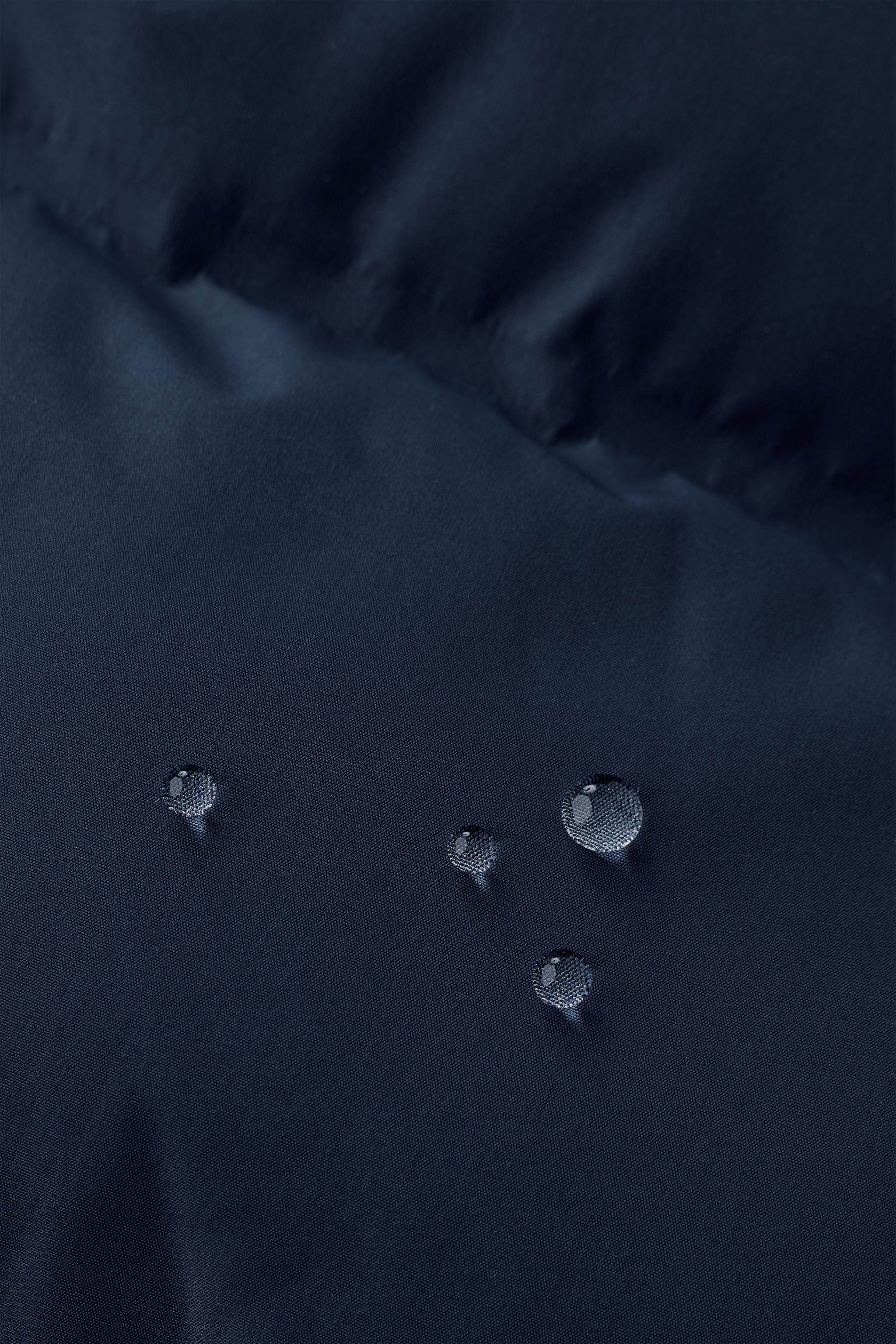 WATER REPELLENT PUFFER COAT WITH LABEL